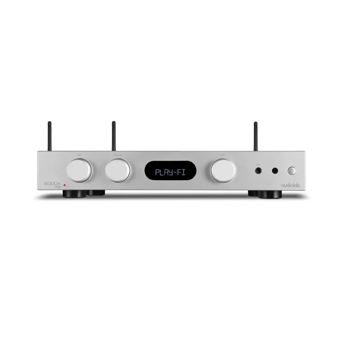 Audiolab: 6000A Play Integrated Amplifer + WiFi Streamer – Silver (600APLAYS) Supply