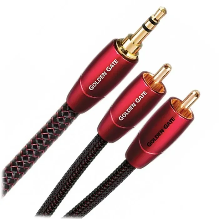 Audioquest: Golden Gate Audio Interconnect Y-Cable (3.5mm – RCA) – 1.0M Sale