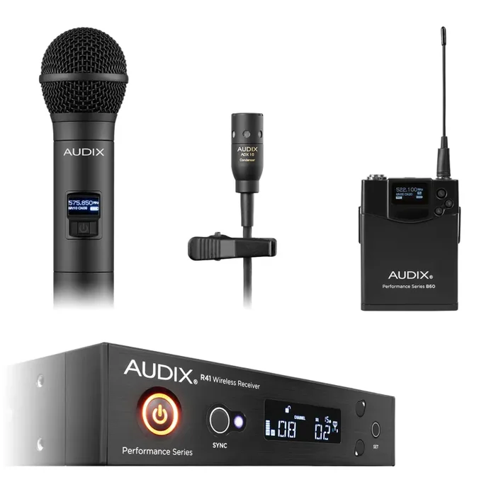 Audix AP41OM2L10B, Handheld and Lavalier Wireless System Hot on Sale