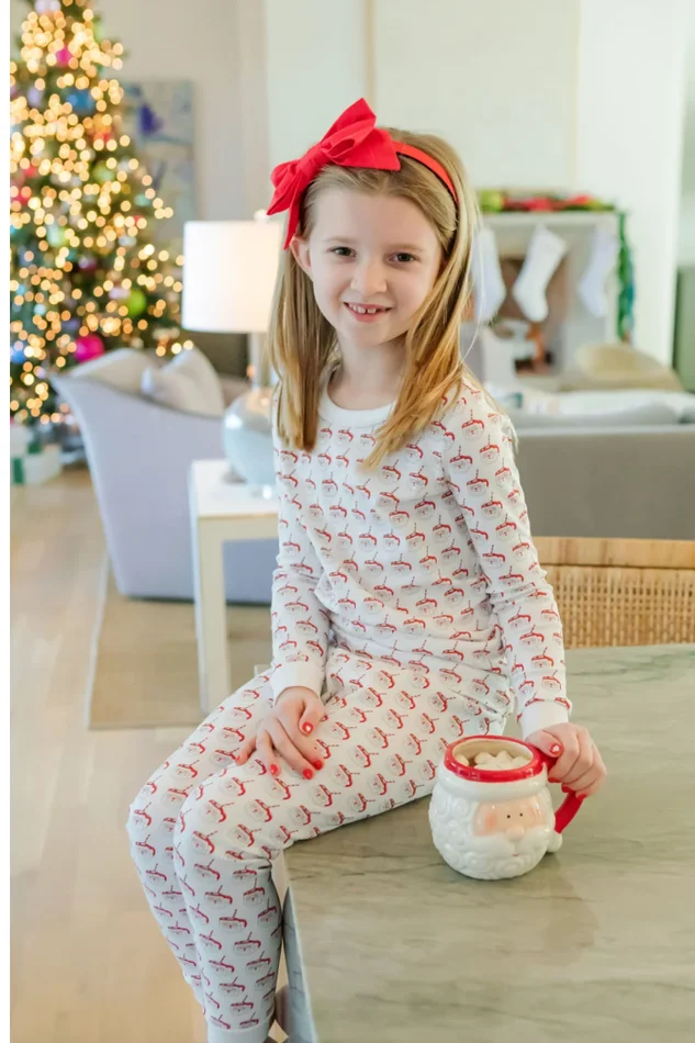 AVA PAJAMA SET/HOT COCOA SANTA