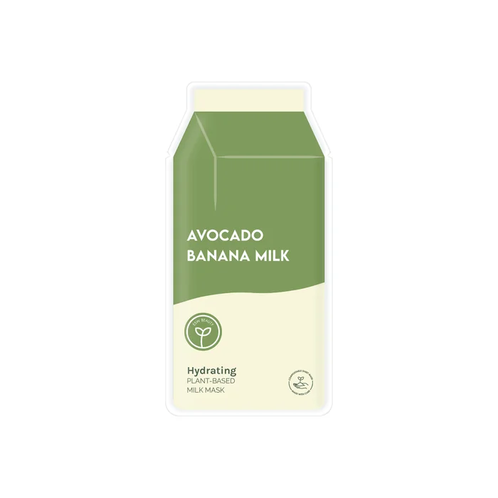 Avocado Banana Milk Plant-Based Mask