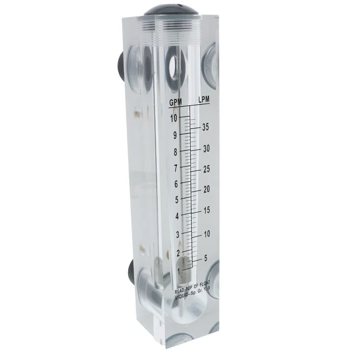 Axeon 200899 Acrylic RO Flowmeter – 1-10 GPM