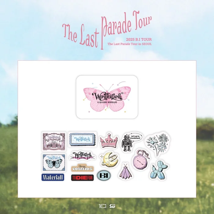 B.I – The Last Parade Tour in Seoul Official MD Sticker Pack Tin Case