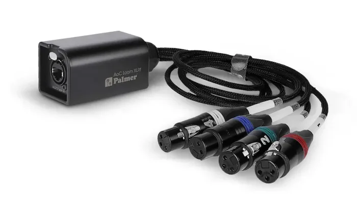 B-Stock: Palmer PAOCLXLRF, Audio over Cat Loom from Ethercon to 4 x XLR Female
