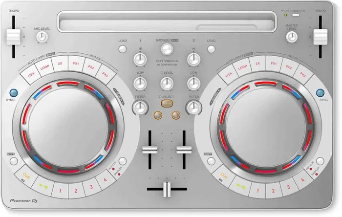 B-Stock: Pioneer DJ DDJ-WeGO4-W 2-Channel DJ Controller for Wedj – White Online Sale