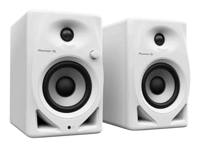 B-Stock: Pioneer DJ DM-40D-W 4″ Two-Way Active Desktop Monitor System – (Pair, White)