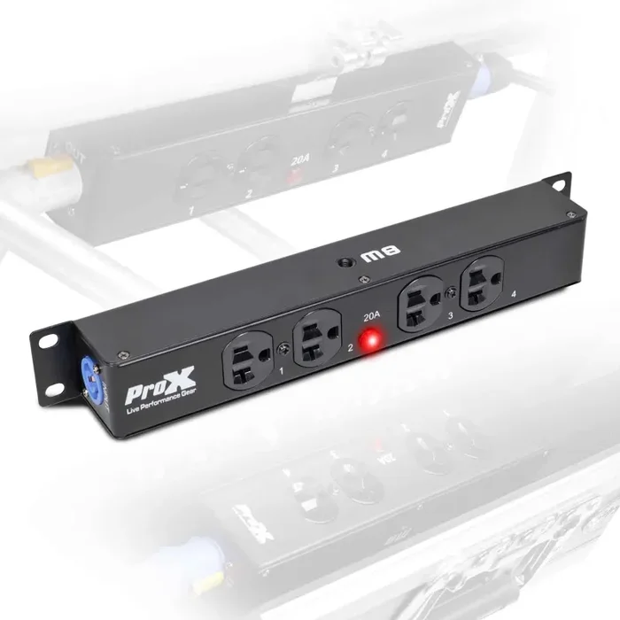 B-Stock: ProX X-PWEX4 BOX Power Center for Indoor Power Connector Compatible to 4X Edison Power Outlet