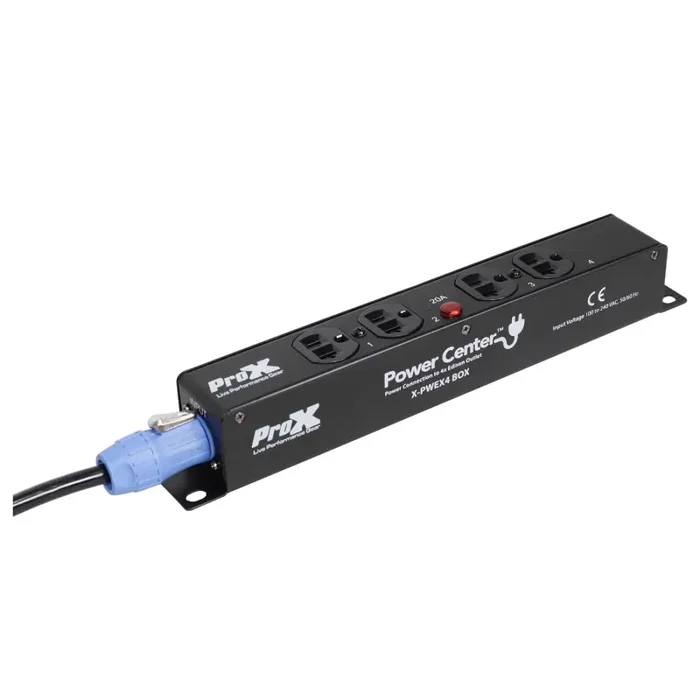 B-Stock: ProX X-PWEX4 BOX Power Center for Indoor Power Connector Compatible to 4X Edison Power Outlet - Image 2