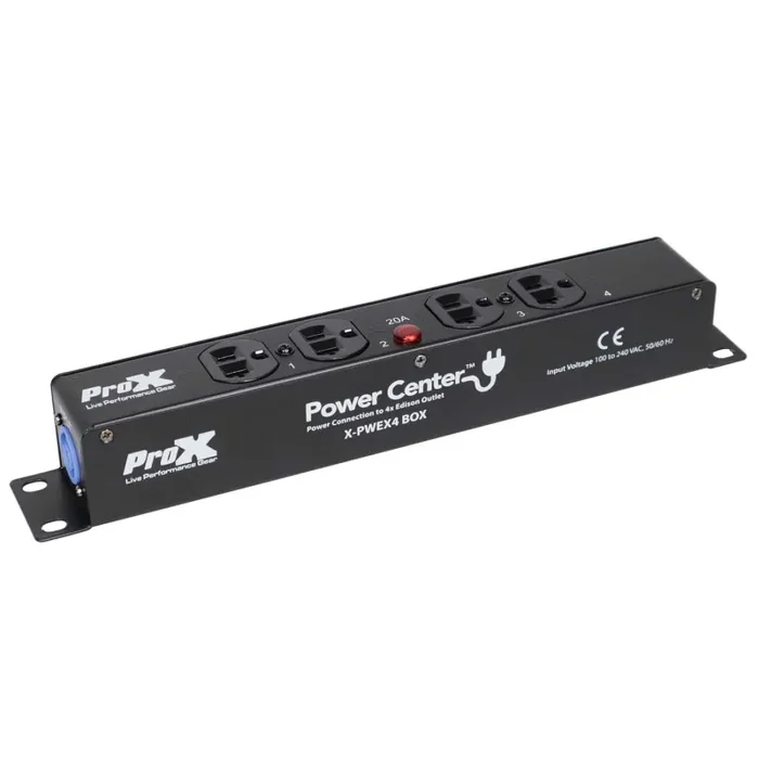 B-Stock: ProX X-PWEX4 BOX Power Center for Indoor Power Connector Compatible to 4X Edison Power Outlet - Image 3