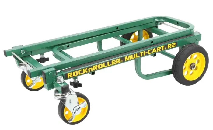 B-Stock Scratch & Dent: Rock N Roller R2RT-GR Micro 8-in-1 Equipment Multi Cart – Green