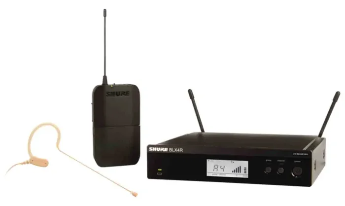 B-Stock: Shure BLX14R/MX53-H9 Wireless Rack Mount Presenter System with MX153 Earset Microphone – H9 (512-542 MHz)