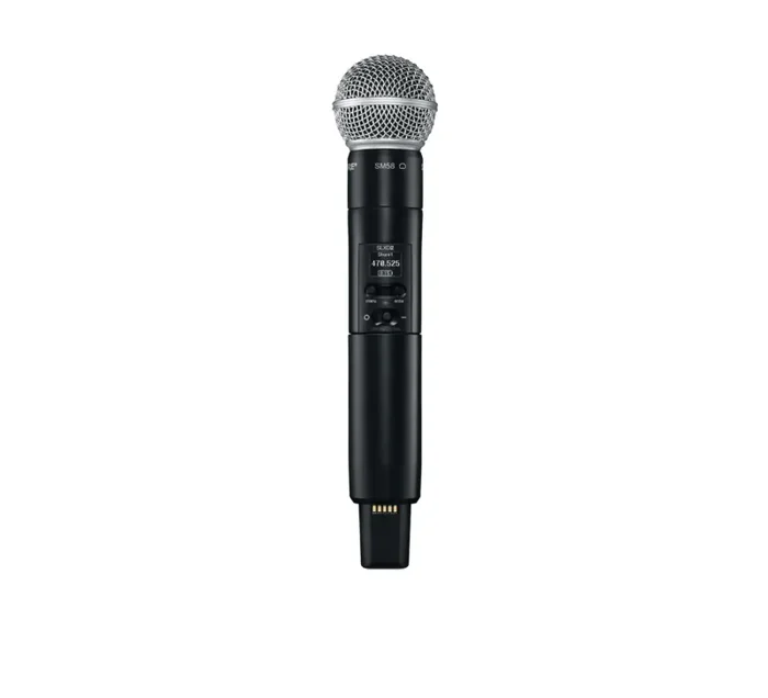 B-Stock: Shure SLXD2/SM58=-G58, Handheld Transmitter With Legendary SM58 Interchangeable Microphone Capsule
