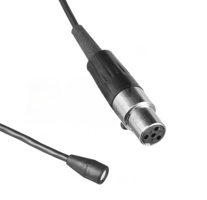 B-Stock: Shure WL50, Omnidirectional Wireless Lavalier Microphone 5-Ft Cable with TA4F Connector – Black
