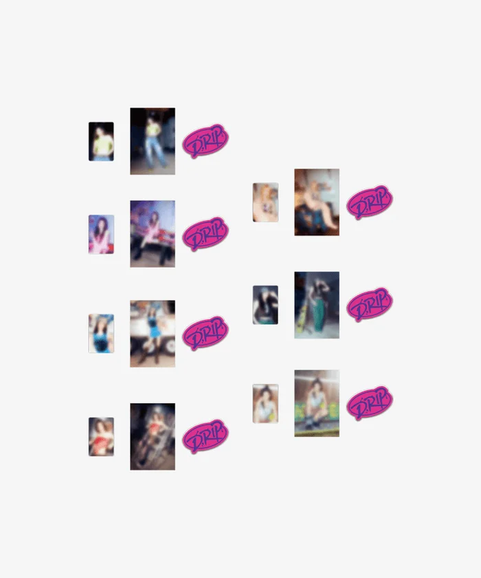 Babymonster – Drip 1st Full Album Official MD Magnet + Postcard Set