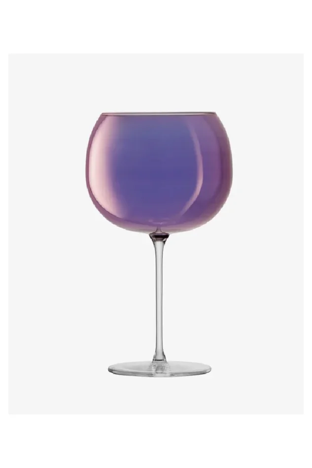 BALLOON GLASS 23 OZ VIOLET S/4