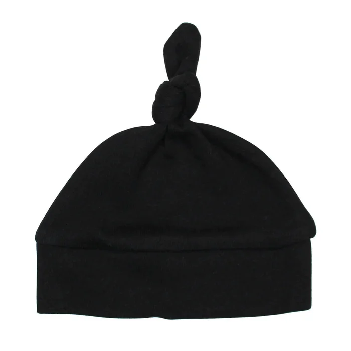 Banded Hat (Top Knot) – Black