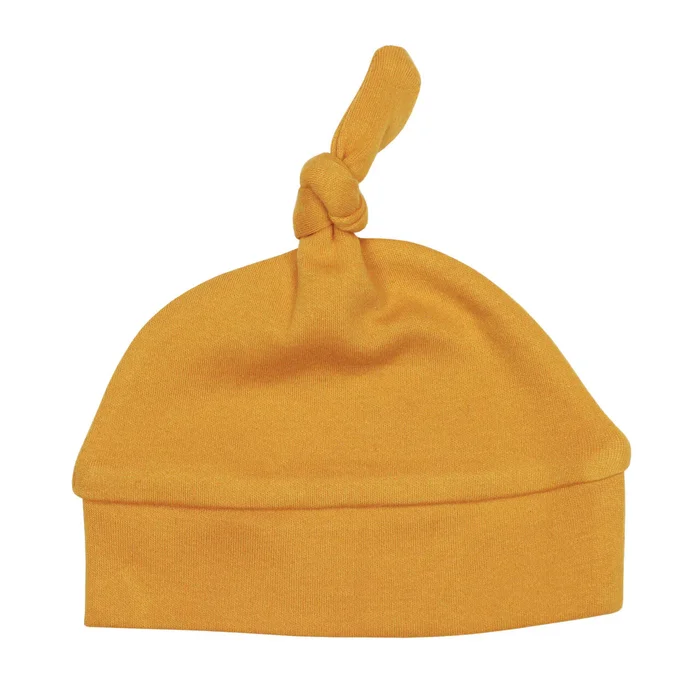 Banded Hat (Top Knot) – Tangerine