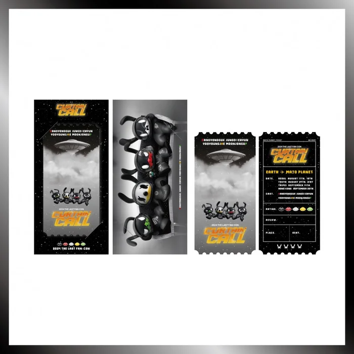 BANG&JUNG&YOO&MOON – Curtain Call 2024 The Last Fan-Con Official MD Ticket