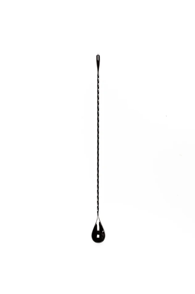 Barspoons – Teardrop Gunmetal Black (40cm/16″ Length)