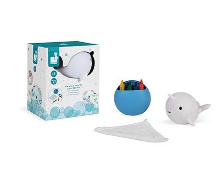 Bath Toy – Color A Narwhal