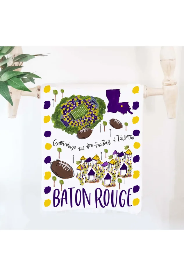 BATON ROUGE TEA TOWEL