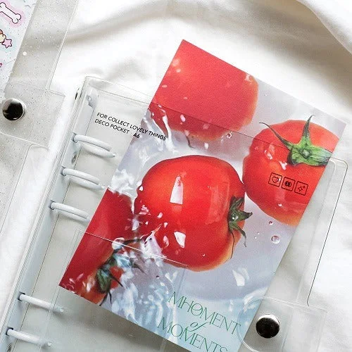 [Be on D] DECO POCKET A6 6RING BINDER PVC COVER