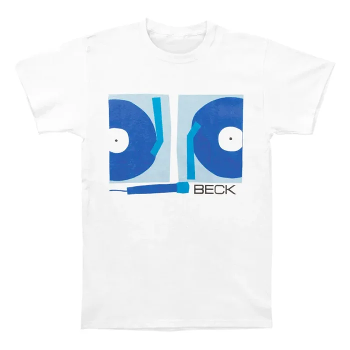 Beck: Turntables Shirt – White on Sale