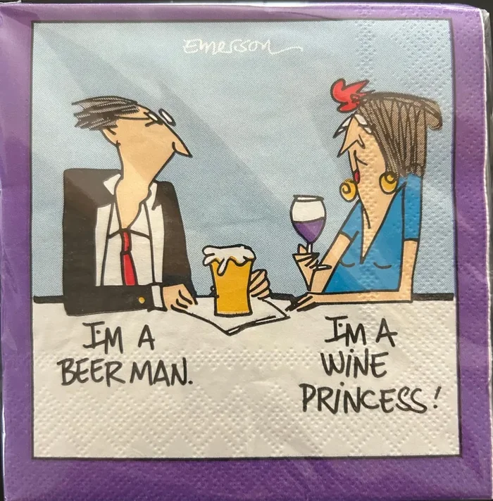Beer Man…Cocktail Napkin