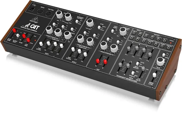 Behringer CAT Duophonic Analog Synthesizer with Dual VCOs, 4 Mixable Waveforms, 16-Voice Poly Chain and Eurorack Format - Image 2