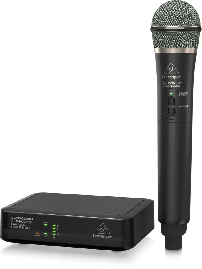Behringer ULM300MIC, High-Performance 2.4 Ghz Digital Wireless System With Handheld Microphone And Receiver