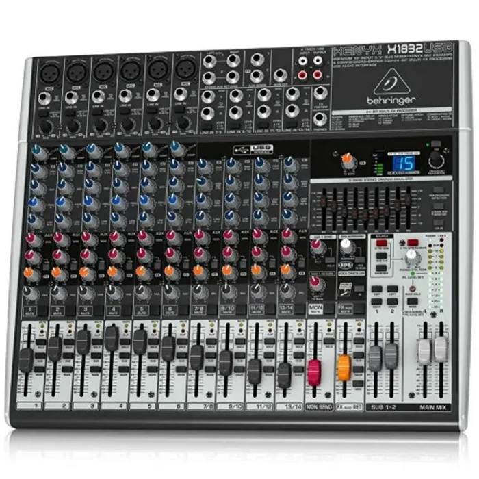 Behringer X1832USB, 16-Input 2/2-Bus Mixer