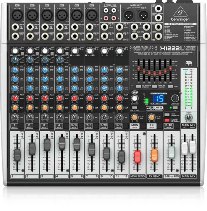 Behringer Xenyx X1222USB Premium 16-Input 2/2-Bus Mixer Online now