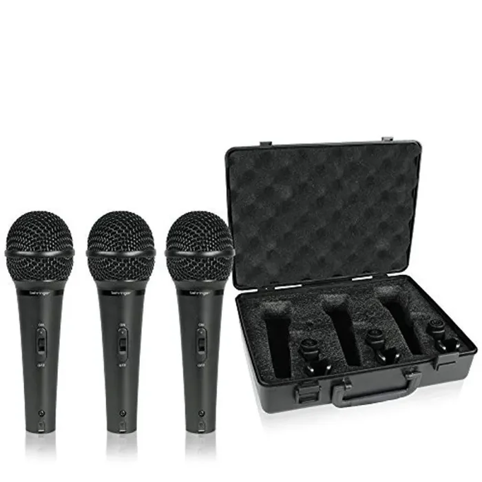 Behringer XM1800S, 3 Dynamic Cardioid Vocal and Instrument Microphones Online Sale