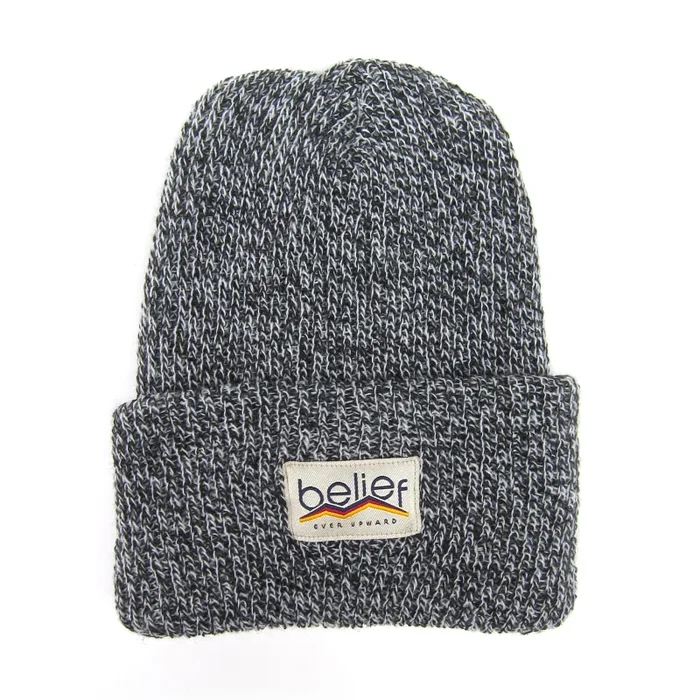 Belief: Peak Beanie – Zebra Marl Online Hot Sale
