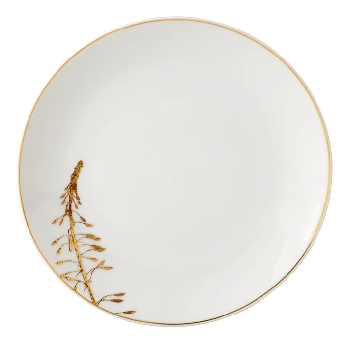Bernardaud Vegetal Gold Coupe Bread & Butter Plate