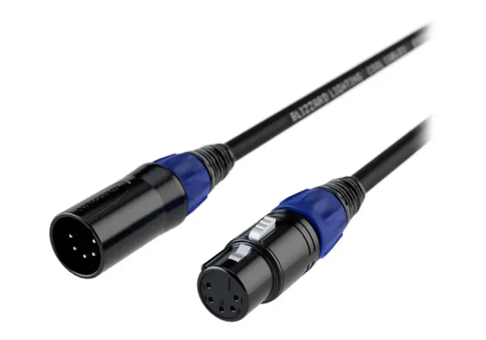 Blizzard DMX-5PIN-IP-100Q, IP65 Rated 5-Pin DMX Cable Male to Female – 100 Ft Hot on Sale