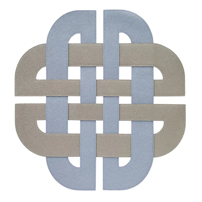 Bodrum Galway Gray/Ice Blue Placemat