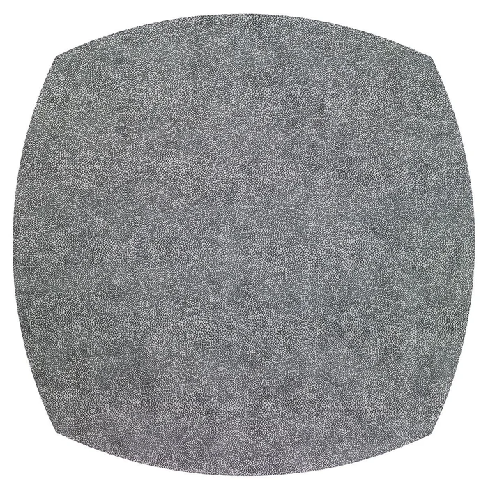 Bodrum Stingray Gray Square Elliptical Placemat
