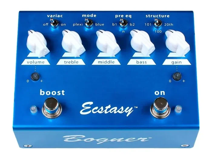 Bogner Ecstasy Overdrive/Boost Guitar Effects Pedal – Blue
