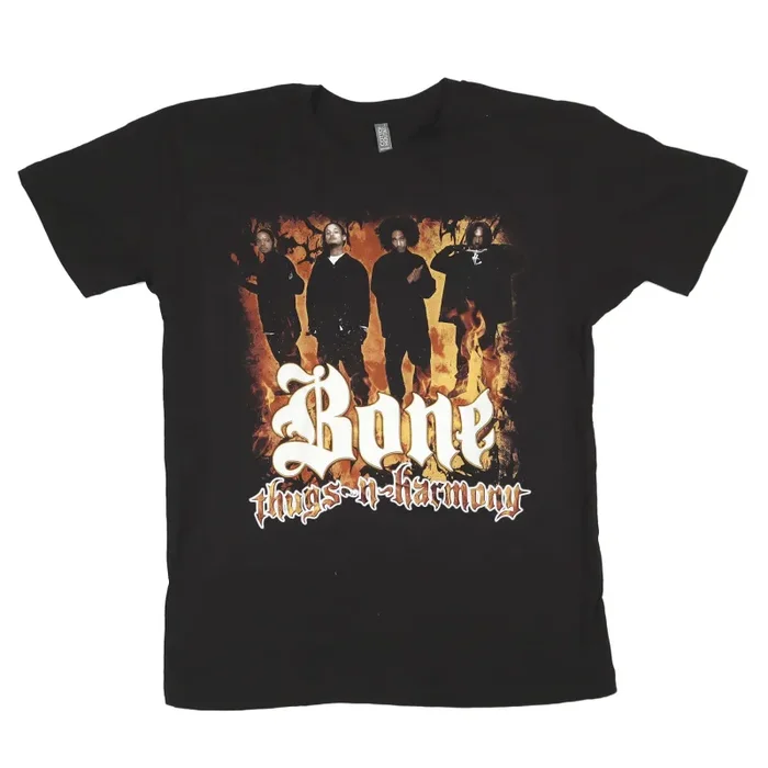 Bone Thugs-N-Harmony: Flames Shirt – Black Supply