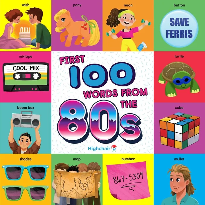Book (Board) – First 100 Words From The 80’s