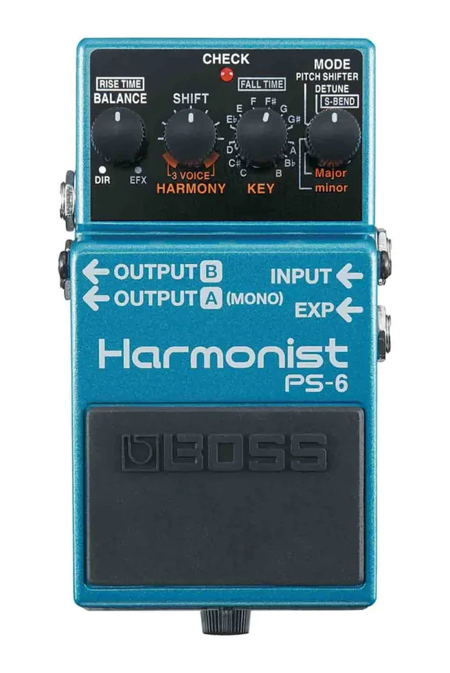 Boss PS6 Harmonist Pedal 3 Voice Guitar Harmony Effects Pedal