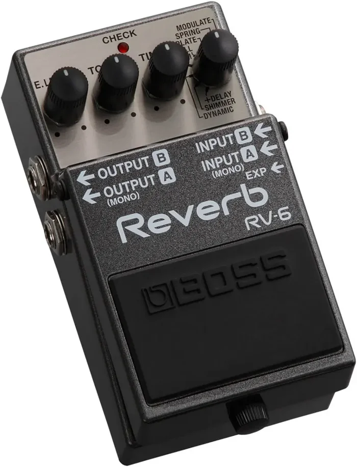 Boss RV-6, Digital Compact And Versatile Reverb Pedal