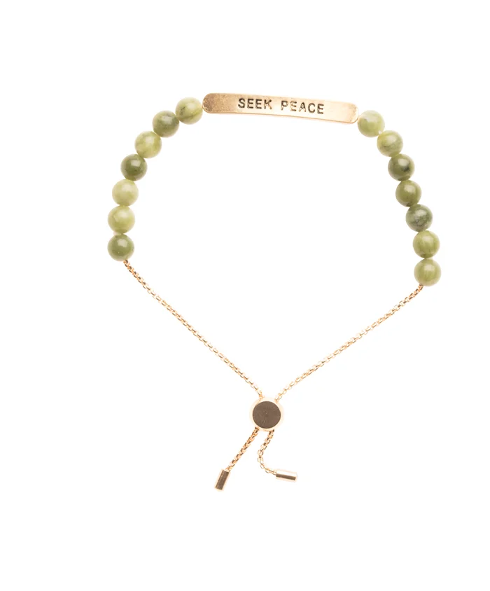 Bracelet – Positive Vibes “Seek Peace”