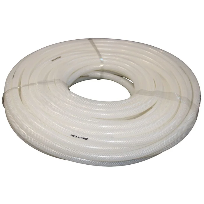 Braid Reinforced Silicone Tubing – 1/4 ID x .520  OD