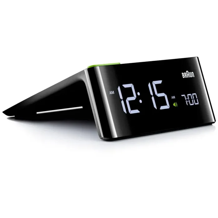 Braun: Digital LCD Alarm Clock – Black (BN-C016BK)
