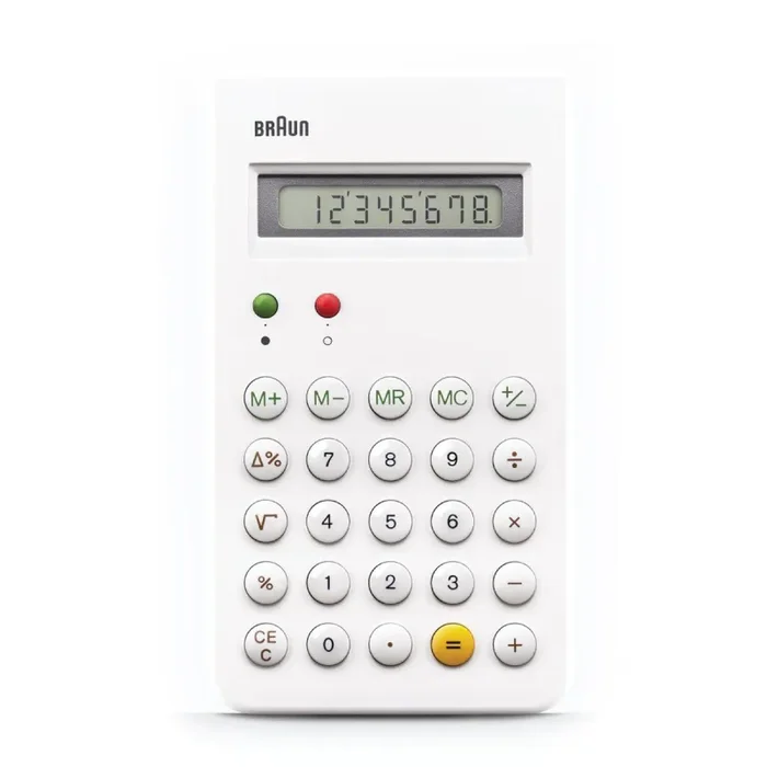 Braun: ET 66 Calculator (BN-ET66WH) – White