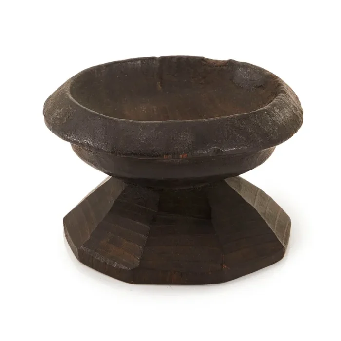 Brown Rustic Wooden Bowl (A+D) Hot on Sale