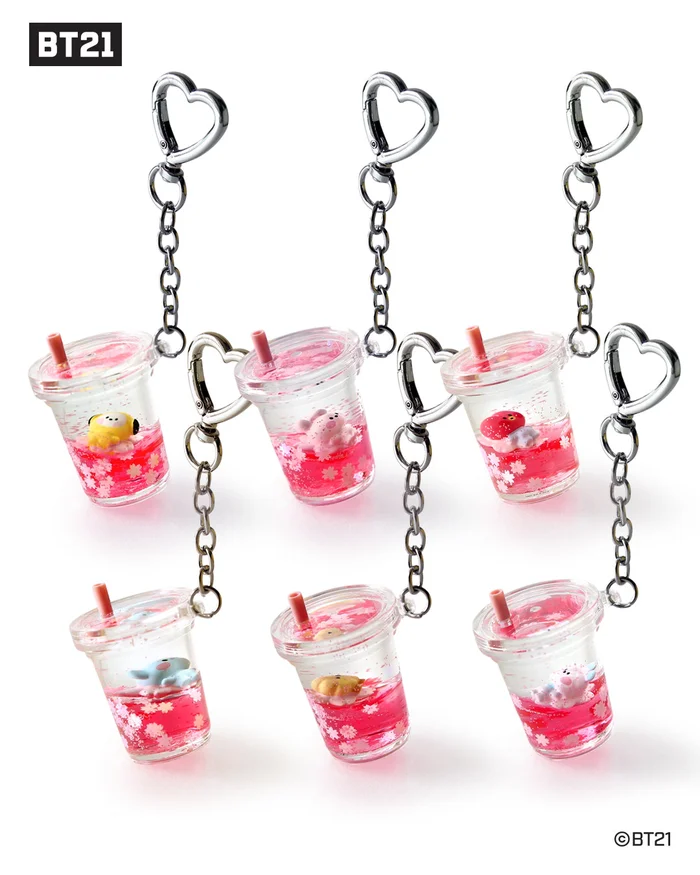 BT21 – Cherry Blossom Minini Water Keyring