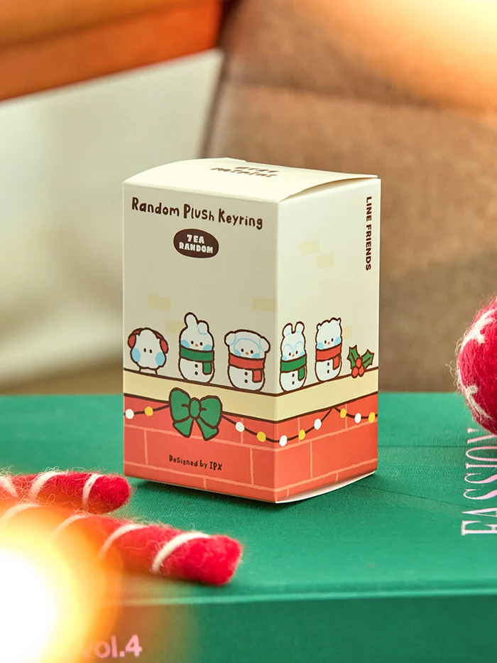 BT21 – Mini Minini Petit Holiday Snowman Random Doll Keyring